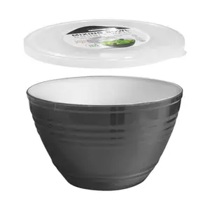 Tô Trộn Đồ Ăn Kèm Nắp, Mixing Bowl Double Wall with Lid, BPA Free (4L) - UNCLE BILLS